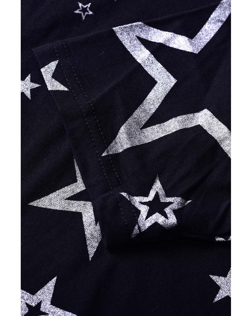 Printed All Star Boxy Tee Kids-1