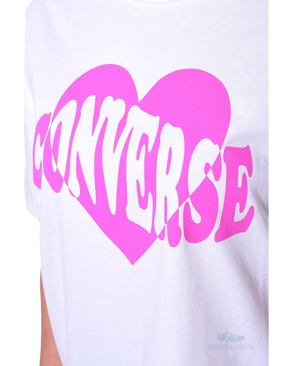 Vintage Wash Heart Infill Oversized Tee Women-1